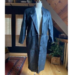 Vintage Leather Trench